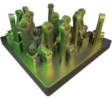 платформа побудови, процес 3д друку, як відбувається 3д друк, що таке платформа побудови, Надрукована модель